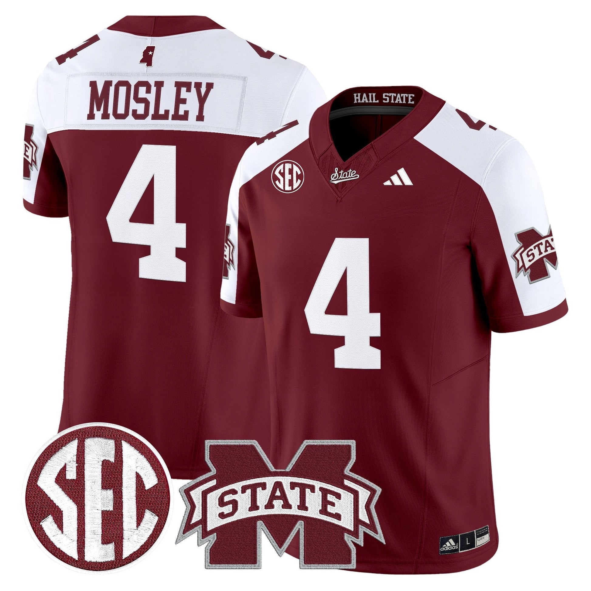 Men's Mississippi State Bulldogs 'Dark Mode' Vapor Limited Jersey - All Stitched