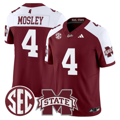 Men's Mississippi State Bulldogs 'Dark Mode' Vapor Limited Jersey - All Stitched