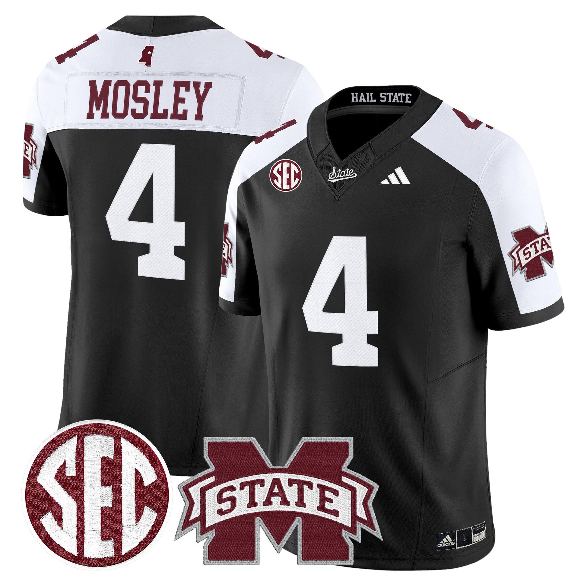 Men's Mississippi State Bulldogs 'Dark Mode' Vapor Limited Jersey - All Stitched