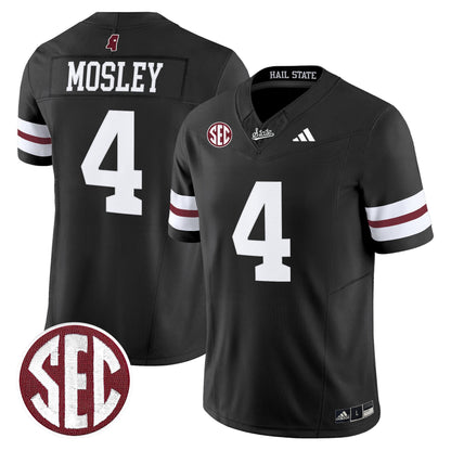 Men's Mississippi State Bulldogs 'Dark Mode' Vapor Limited Jersey - All Stitched