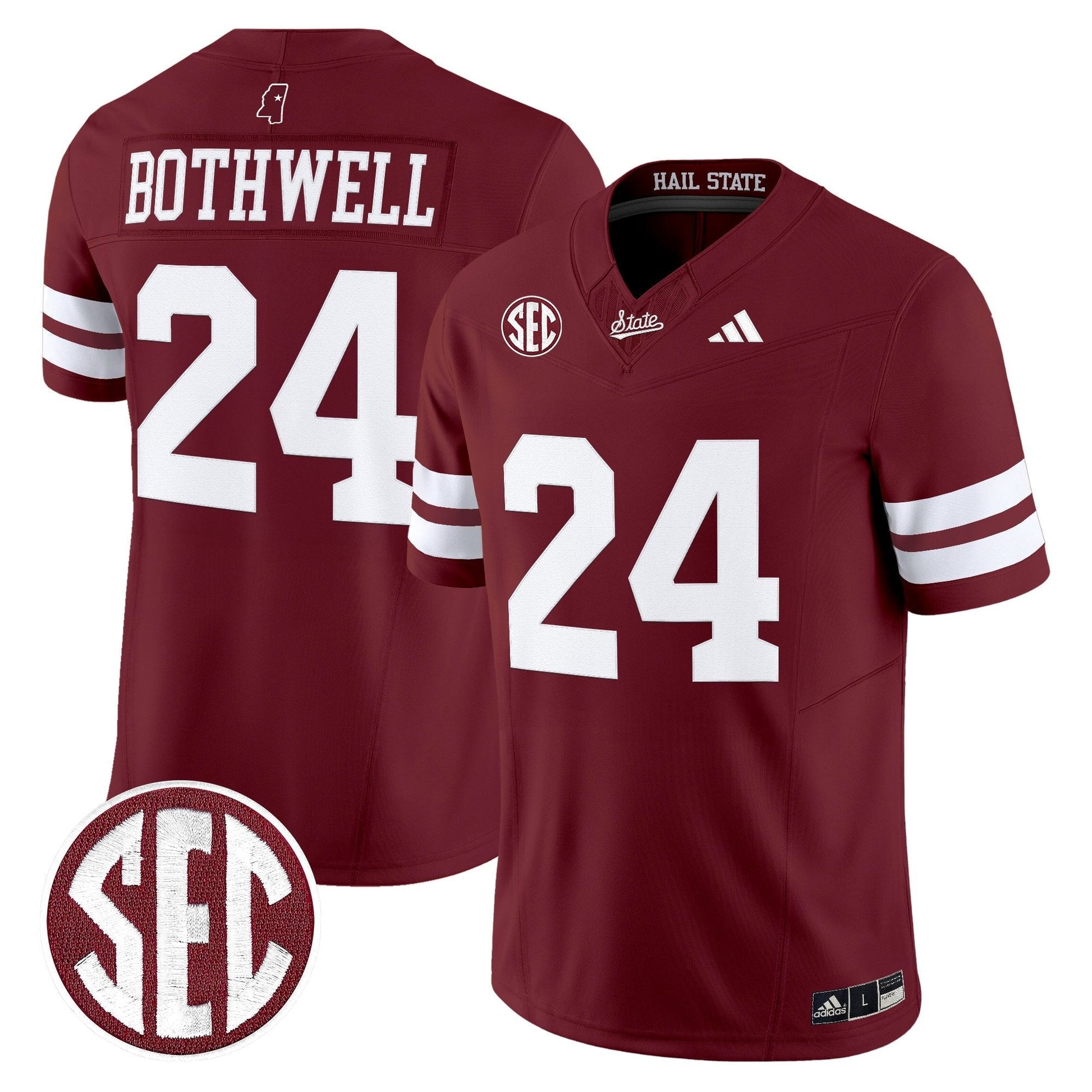 Men's Mississippi State Bulldogs 'Dark Mode' Vapor Limited Jersey - All Stitched