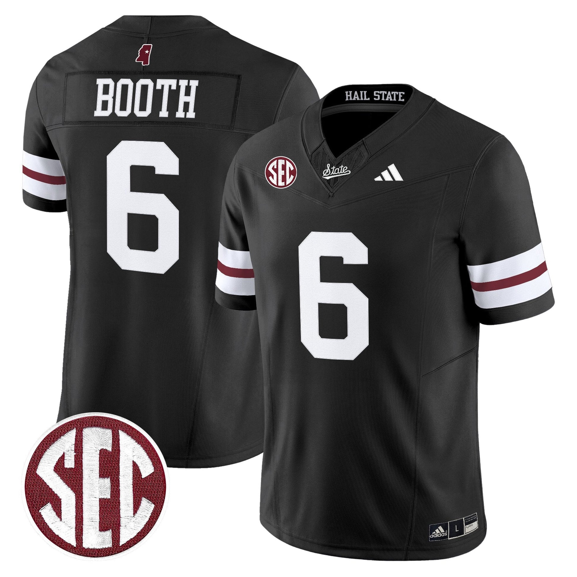 Men's Mississippi State Bulldogs 'Dark Mode' Vapor Limited Jersey - All Stitched