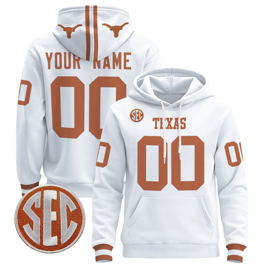 Texas Longhorns 2025 Premium Custom Pullover Hoodie