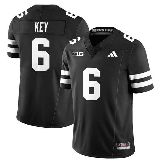 Men's Nebraska Football 2025 "Blackout" Jersey - All Stitched