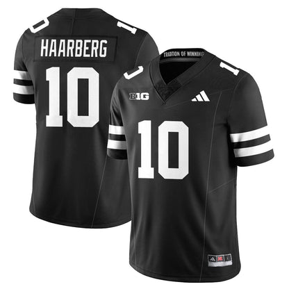 Men's Nebraska Football 2025 "Blackout" Jersey - All Stitched