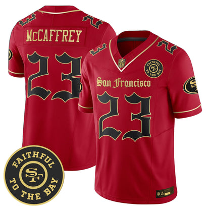 Men's San Francisco 49ers 'Gothic Edition' Vapor Limited Jersey - All Stitched