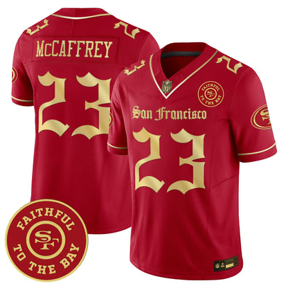 Men's San Francisco 49ers 'Gothic Edition' Vapor Limited Jersey - All Stitched