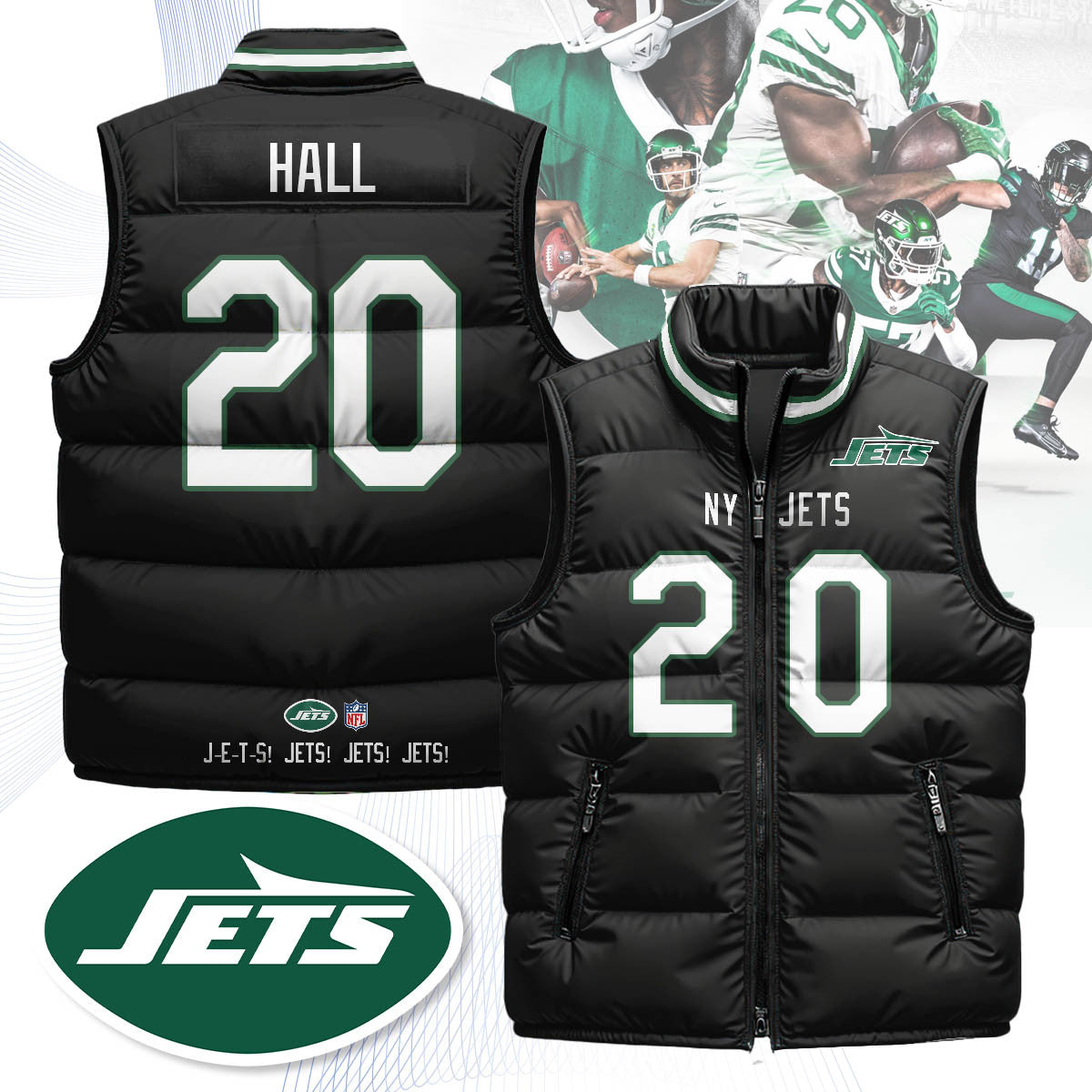 New York Jets Unisex Puffer Vest