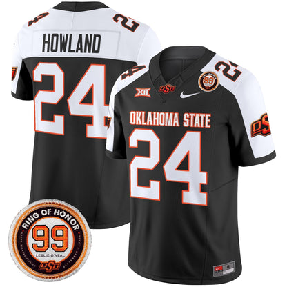 Men's Oklahoma State Cowboys 2025 Vapor Limited Jersey - Leslie O'neal Patch - All Stitched