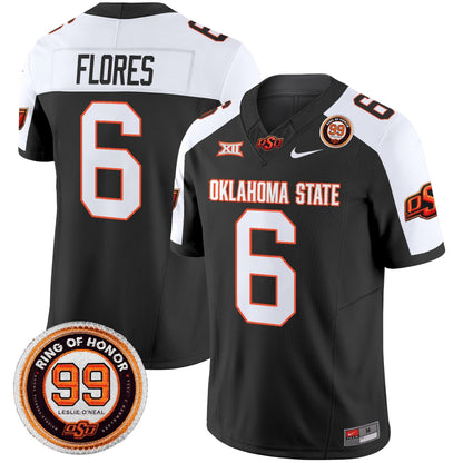 Men's Oklahoma State Cowboys 2025 Vapor Limited Jersey - Leslie O'neal Patch - All Stitched