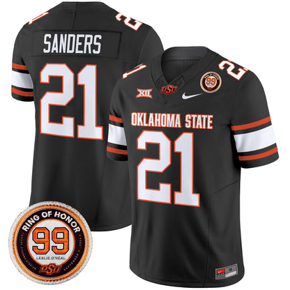 Men's Oklahoma State Cowboys 2025 Vapor Limited Jersey - Leslie O'neal Patch - All Stitched