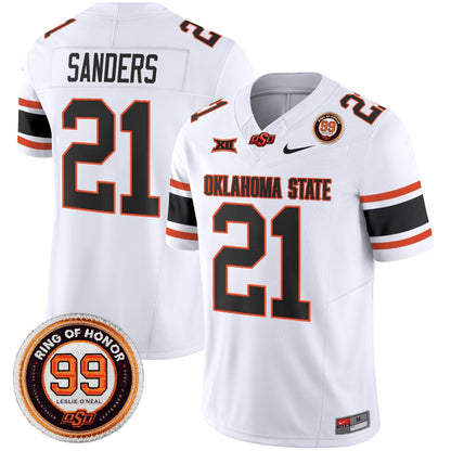 Men's Oklahoma State Cowboys 2025 Vapor Limited Jersey - Leslie O'neal Patch - All Stitched