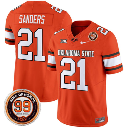 Men's Oklahoma State Cowboys 2025 Vapor Limited Jersey - Leslie O'neal Patch - All Stitched
