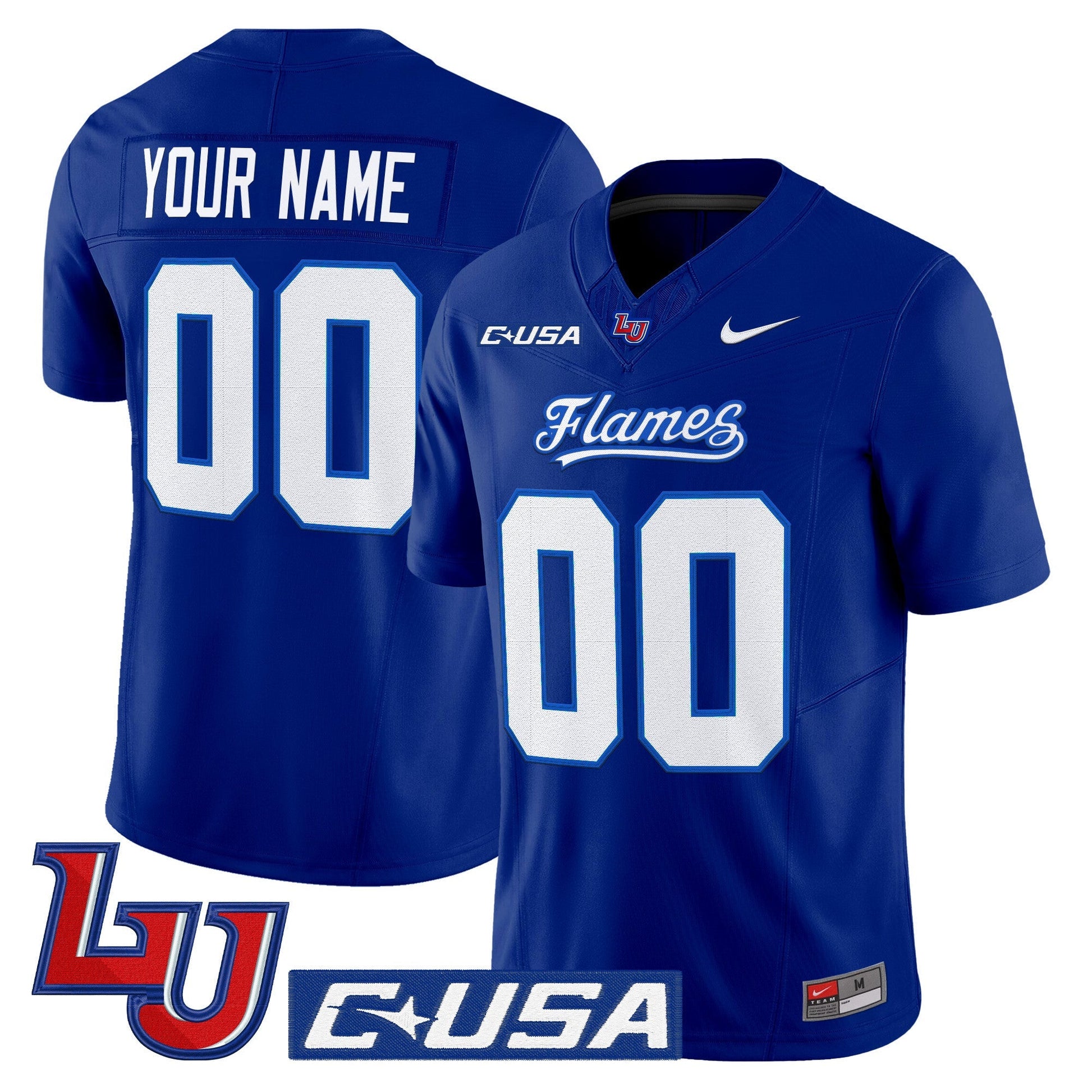 Liberty Flames 2025 Vapor Limited Custom Jersey - All Stitched