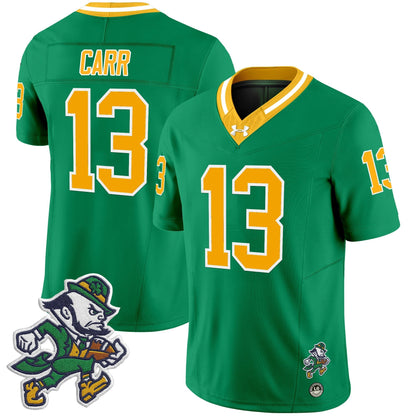 Men's Notre Dame Fighting Irish 2025 'Gridiron Leprechaun Edition' Vapor Limited Jersey – All Stitched