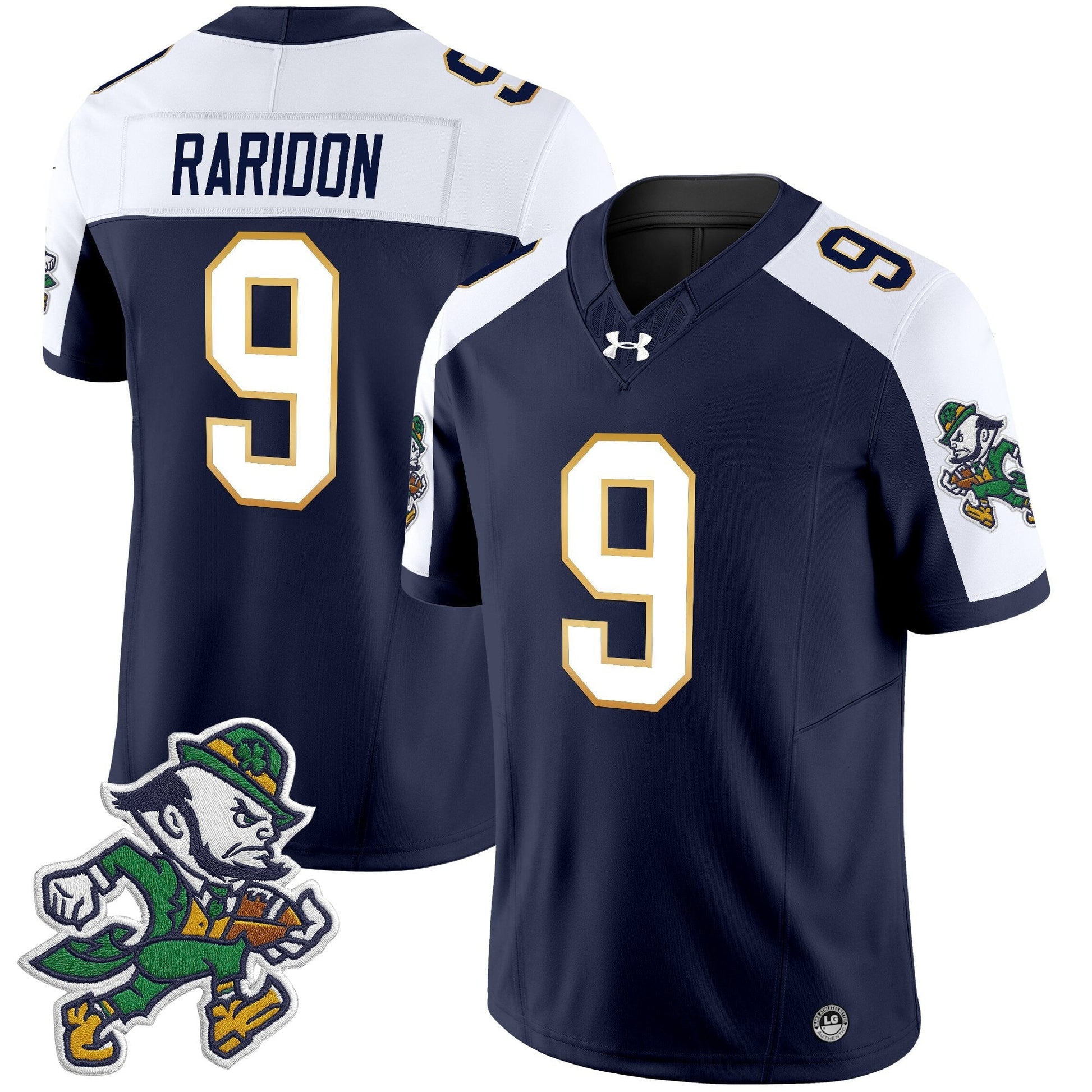 Men's Notre Dame Fighting Irish 2025 'Gridiron Leprechaun Edition' Vapor Limited Jersey – All Stitched