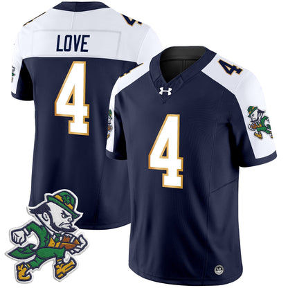 Men's Notre Dame Fighting Irish 2025 'Gridiron Leprechaun Edition' Vapor Limited Jersey – All Stitched