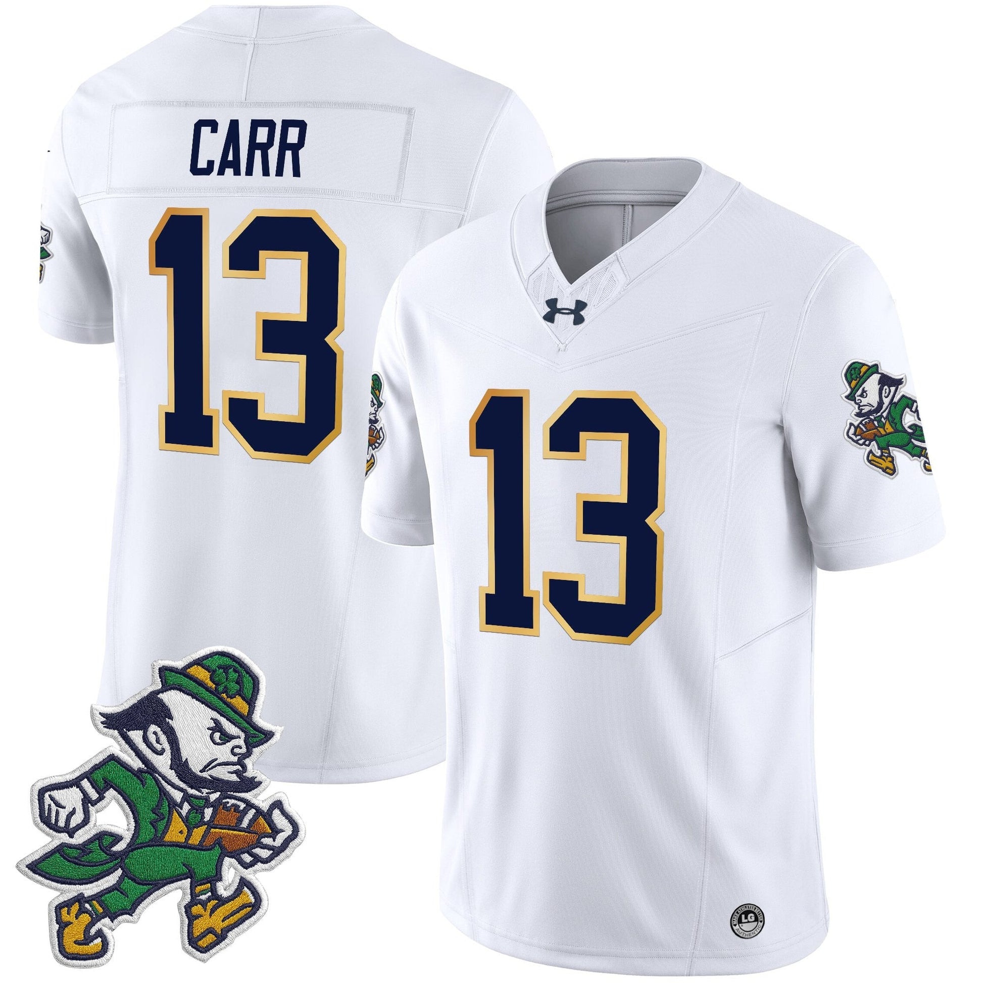 Men's Notre Dame Fighting Irish 2025 'Gridiron Leprechaun Edition' Vapor Limited Jersey – All Stitched