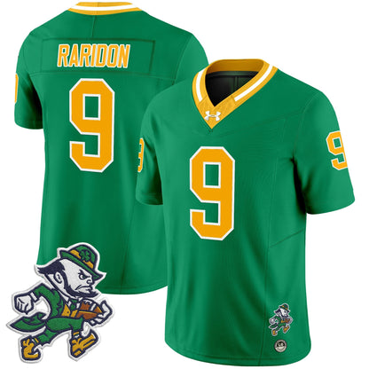 Men's Notre Dame Fighting Irish 2025 'Gridiron Leprechaun Edition' Vapor Limited Jersey – All Stitched