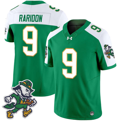 Men's Notre Dame Fighting Irish 2025 'Gridiron Leprechaun Edition' Vapor Limited Jersey – All Stitched