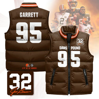 Cleveland Browns Unisex Puffer Vest