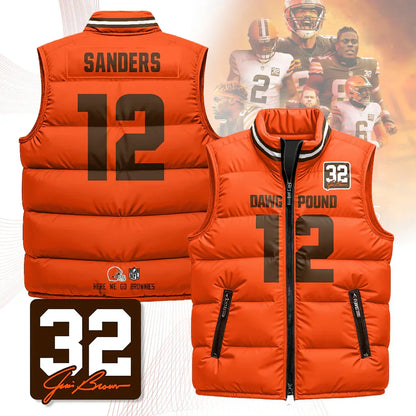 Cleveland Browns Unisex Puffer Vest