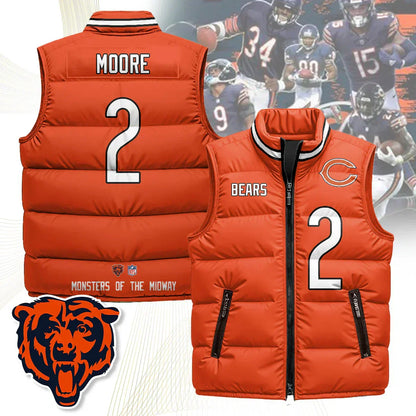 Chicago Bears Unisex Puffer Vest