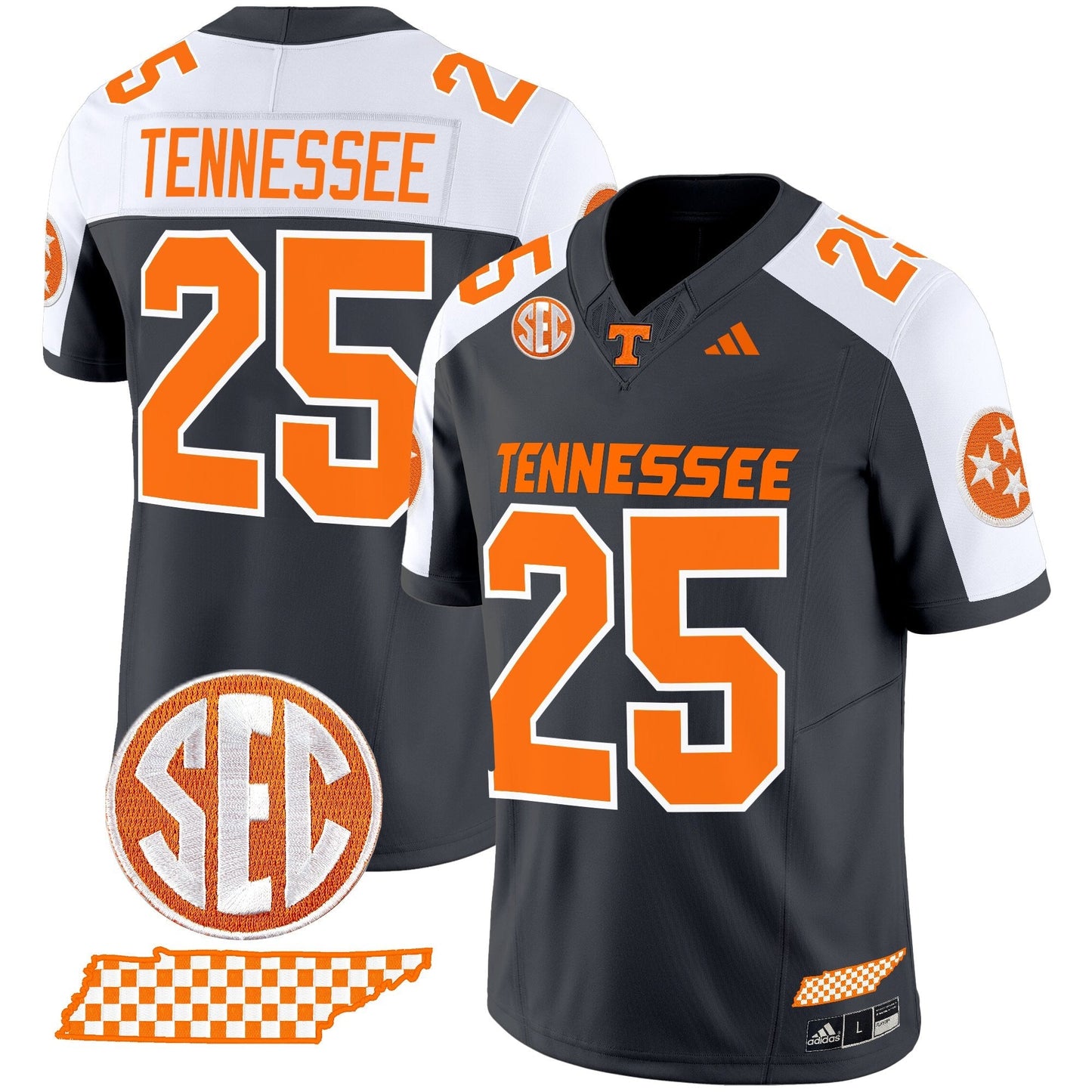 Men's Tennessee Volunteers 2025 Vapor Limited Jersey V2 - All Stitched