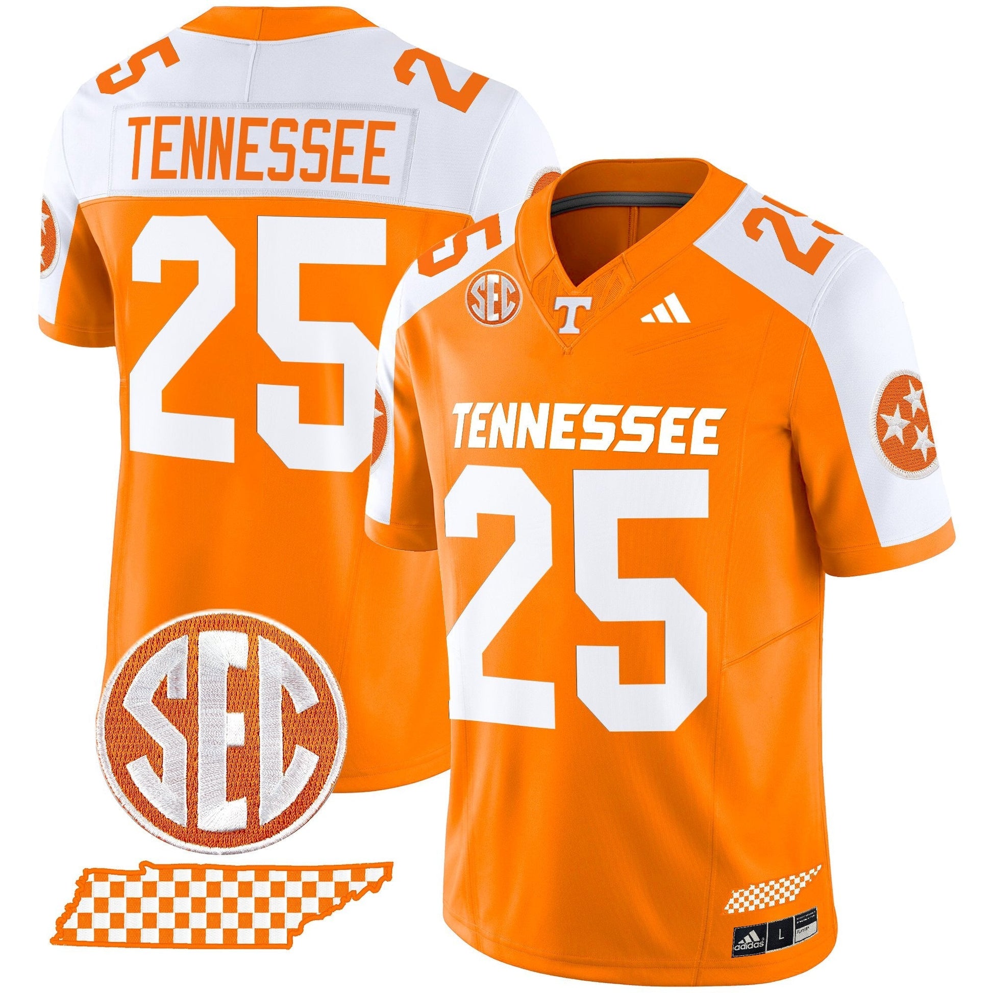 Men's Tennessee Volunteers 2025 Vapor Limited Jersey V2 - All Stitched