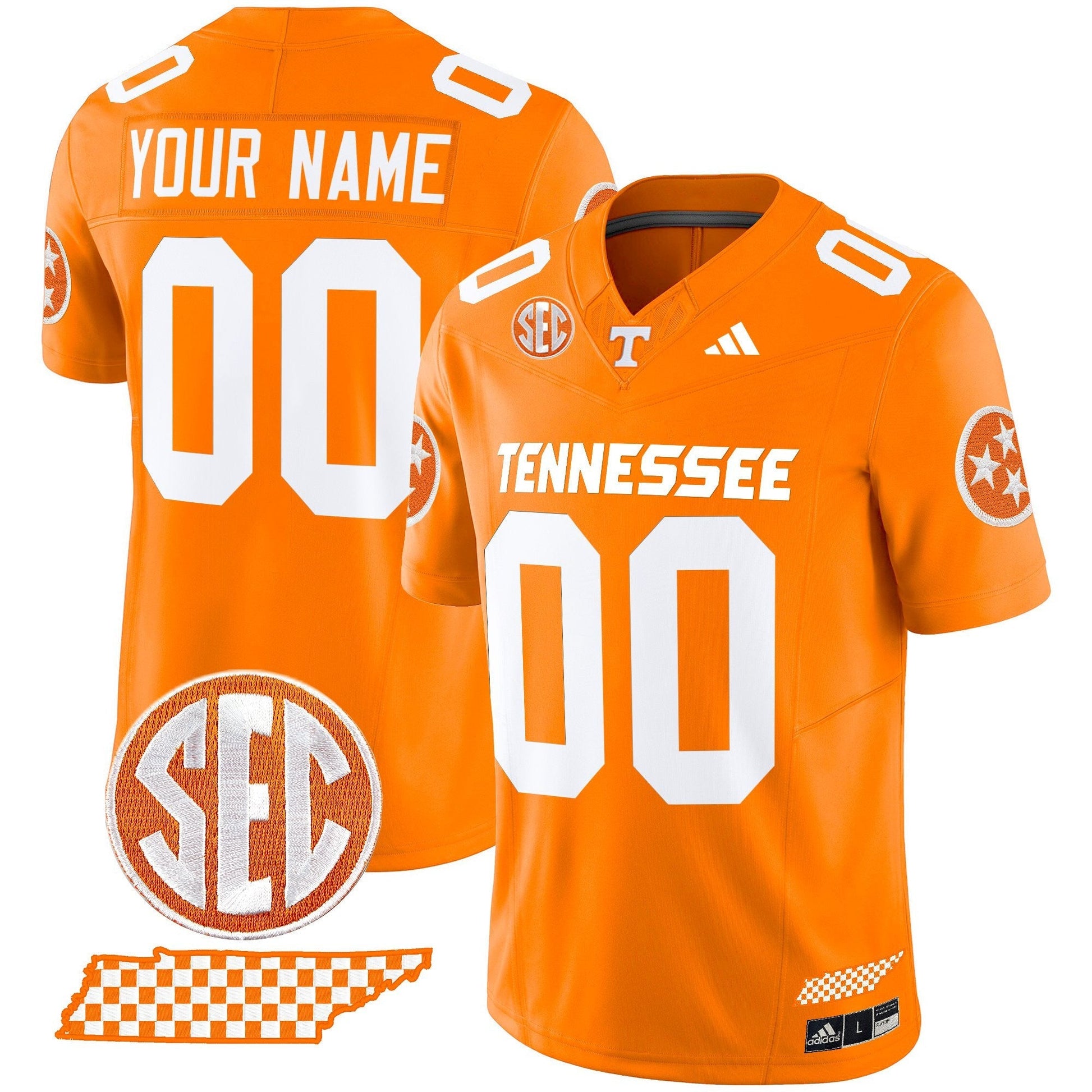 Tennessee Volunteers 2025 Vapor Limited Custom Jersey V2 - All Stitched
