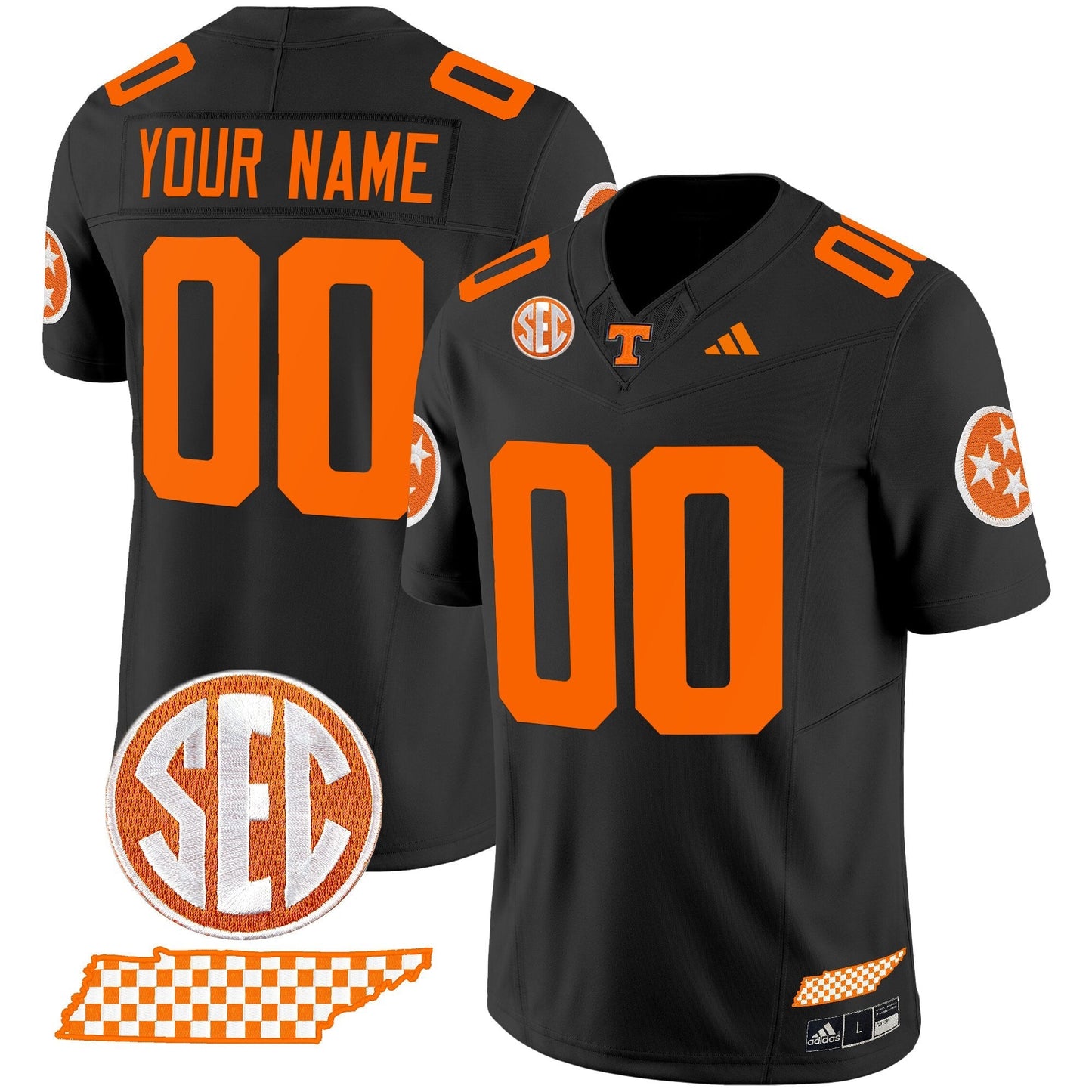 Tennessee Volunteers 2025 Vapor Limited Custom Jersey V2 - All Stitched