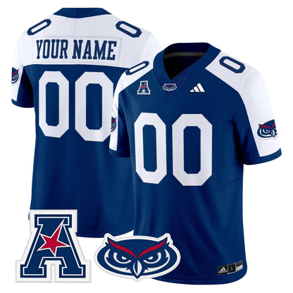 Florida Atlantic Owls 2025 Vapor Limited Custom Jersey - All Stitched