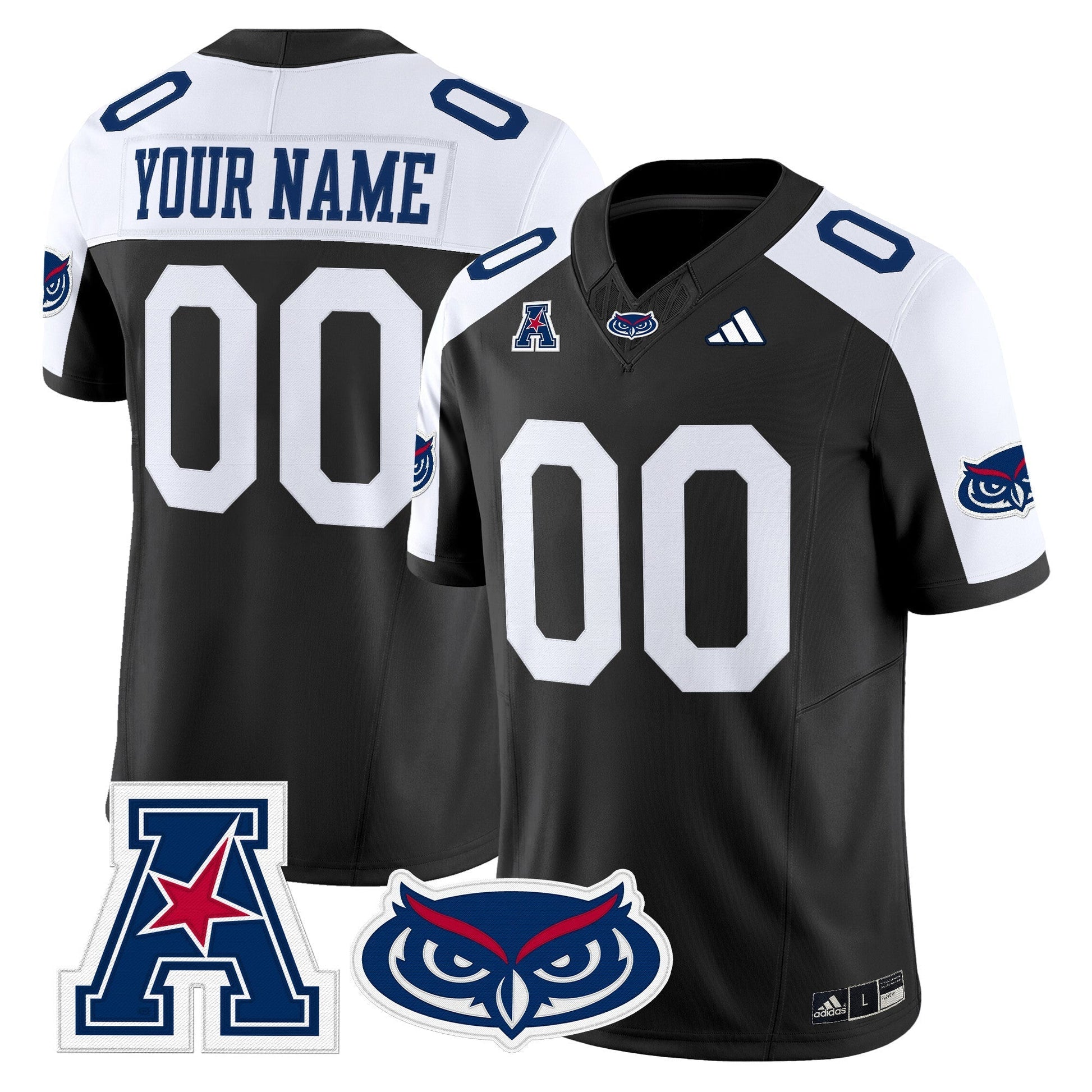 Florida Atlantic Owls 2025 Vapor Limited Custom Jersey - All Stitched
