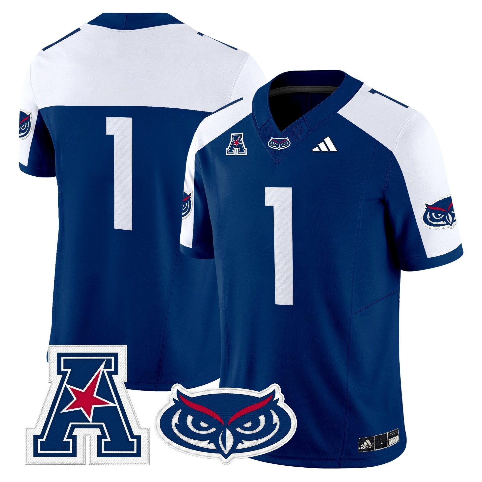 Men's Florida Atlantic Owls 2025 Vapor Limited Jersey - All Stitched