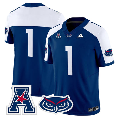 Men's Florida Atlantic Owls 2025 Vapor Limited Jersey - All Stitched