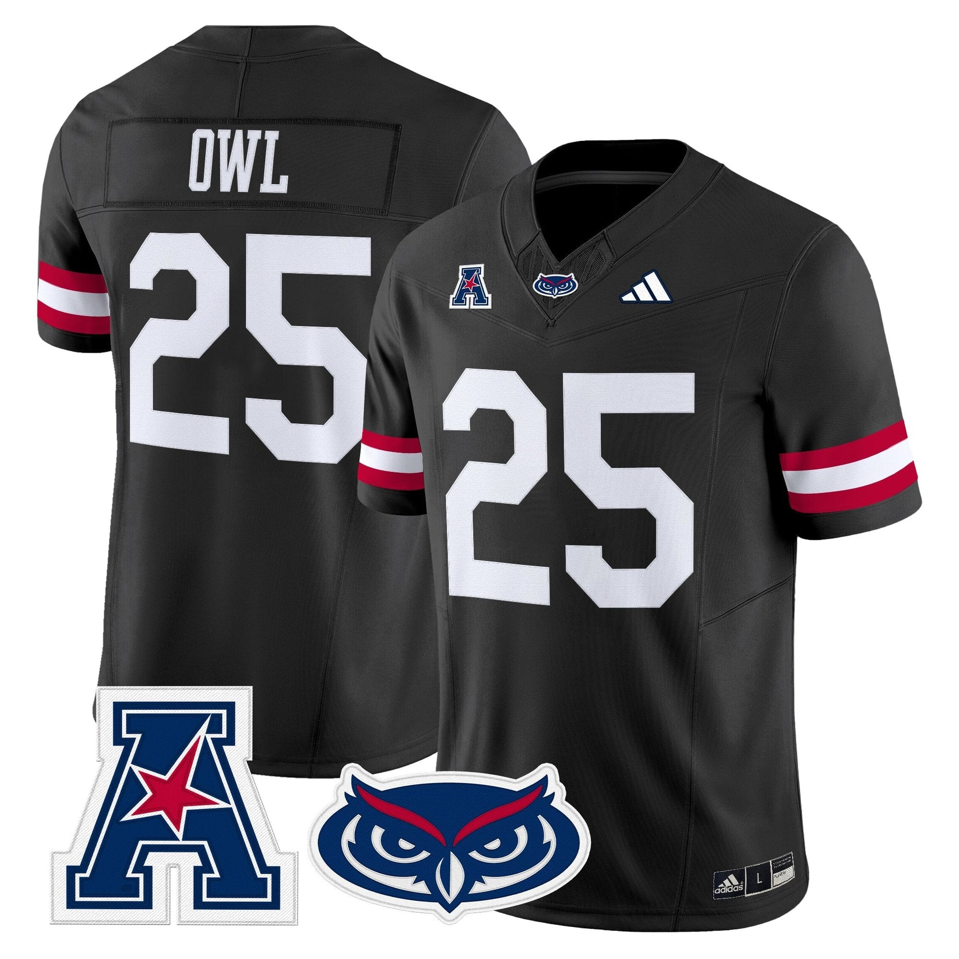 Men's Florida Atlantic Owls 2025 Vapor Limited Jersey - All Stitched