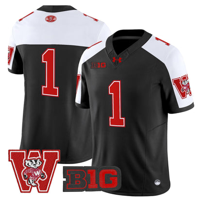 Men's Wisconsin Badgers Throwback Vapor Limited Jersey - All Stitched