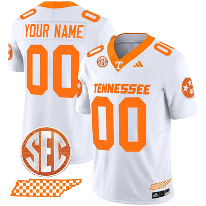 Tennessee Volunteers 2025 Vapor Limited Custom Jersey V2 - All Stitched