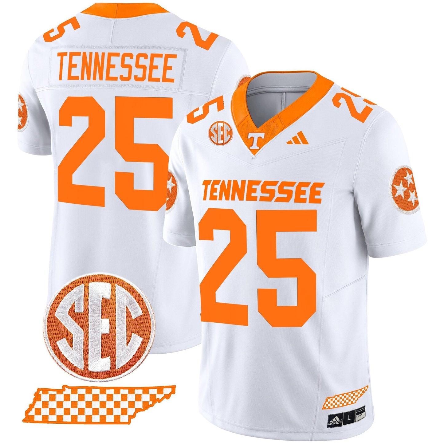 Men's Tennessee Volunteers 2025 Vapor Limited Jersey V2 - All Stitched
