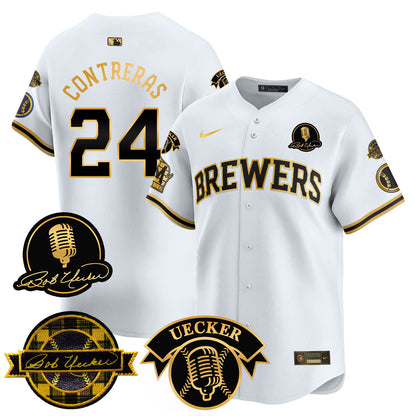 MIL 2025 Limited Jersey - Bob Uecker Patch - All Stitched