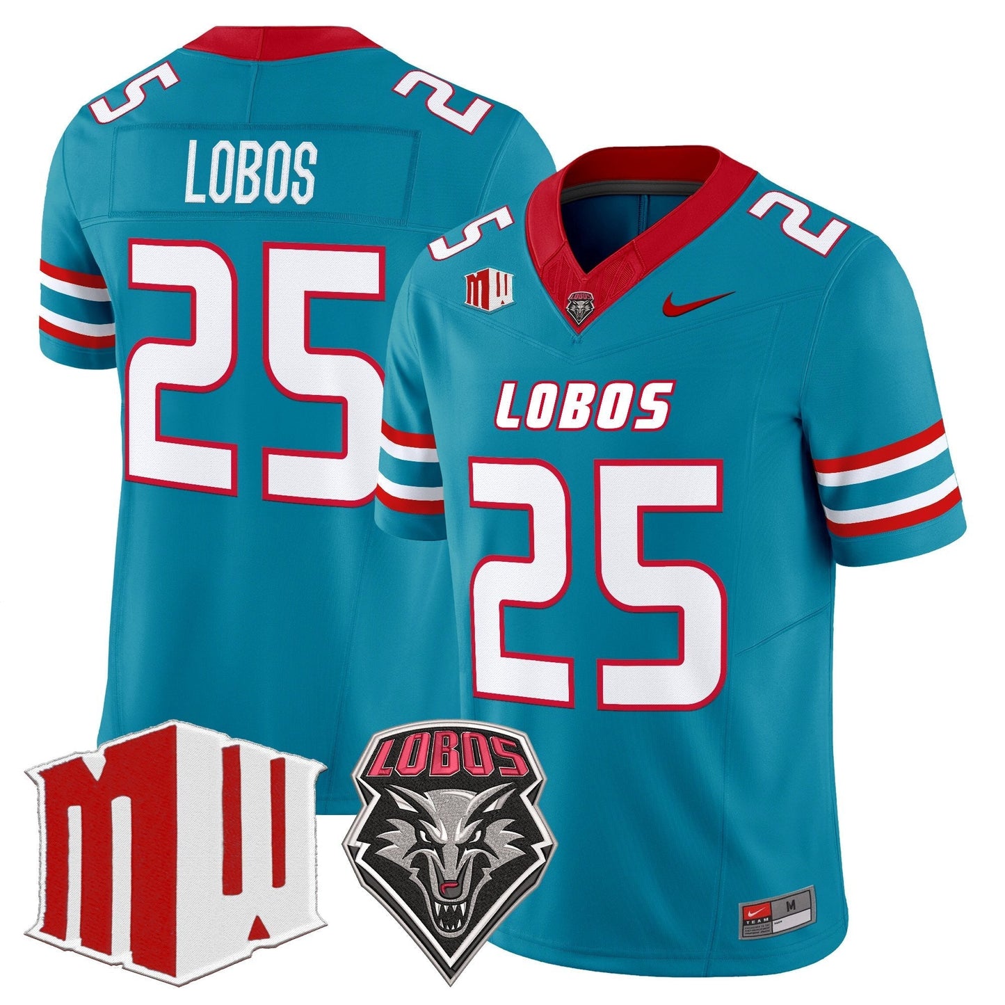 Men's New Mexico Lobos 2025 Vapor Limited Jersey - All Stitched