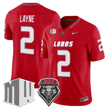 Men's New Mexico Lobos 2025 Vapor Limited Jersey - All Stitched