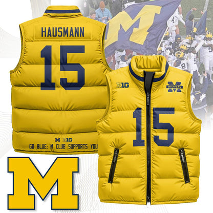 Michigan Wolverines Unisex Puffer Vest