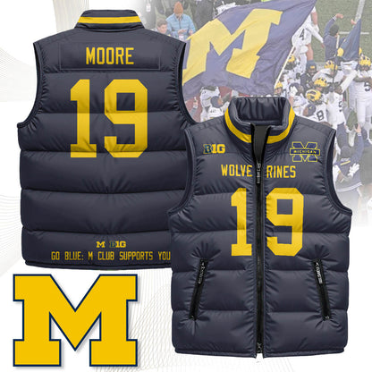 Michigan Wolverines Unisex Puffer Vest