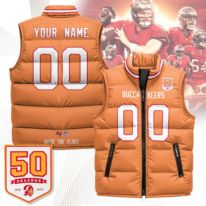 Tampa Bay Buccaneers Unisex Puffer Vest
