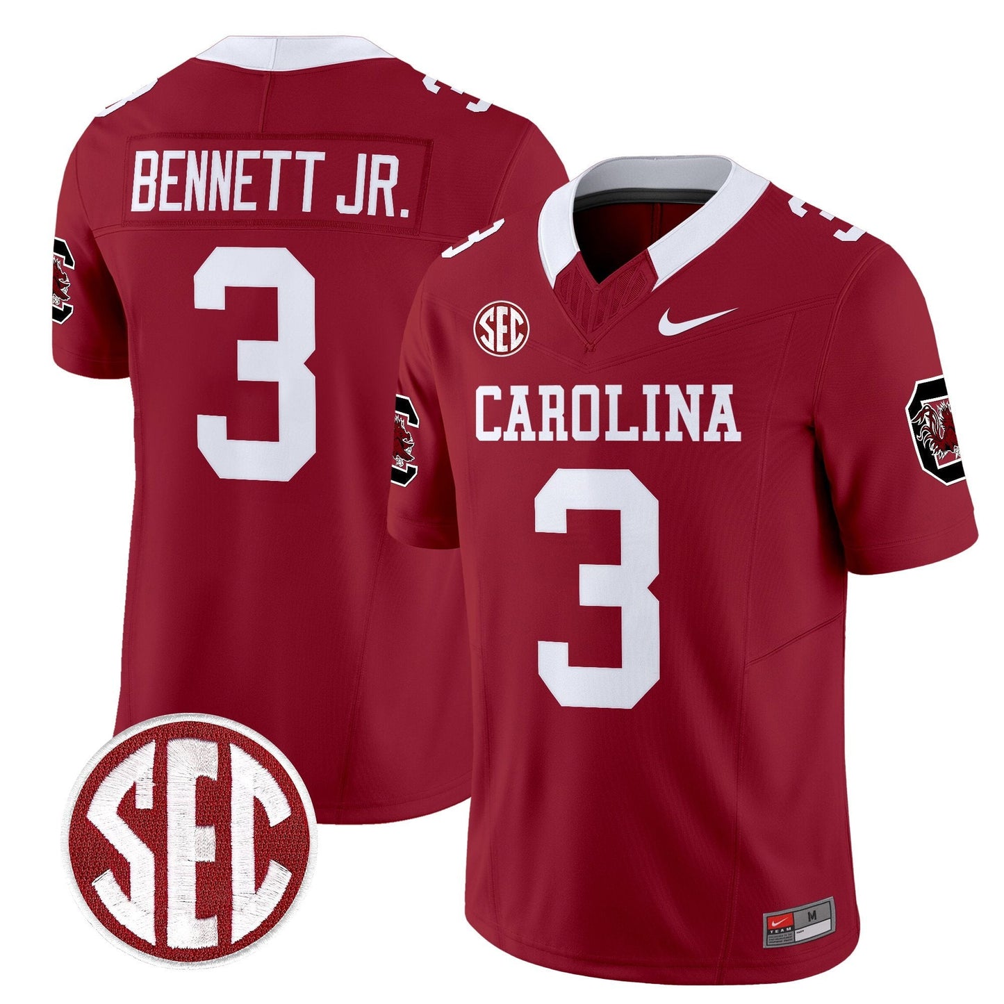 Men's South Carolina Gamecocks 1980 Throwback Vapor Limited Jersey – Rebrand 2026 – All Stitched
