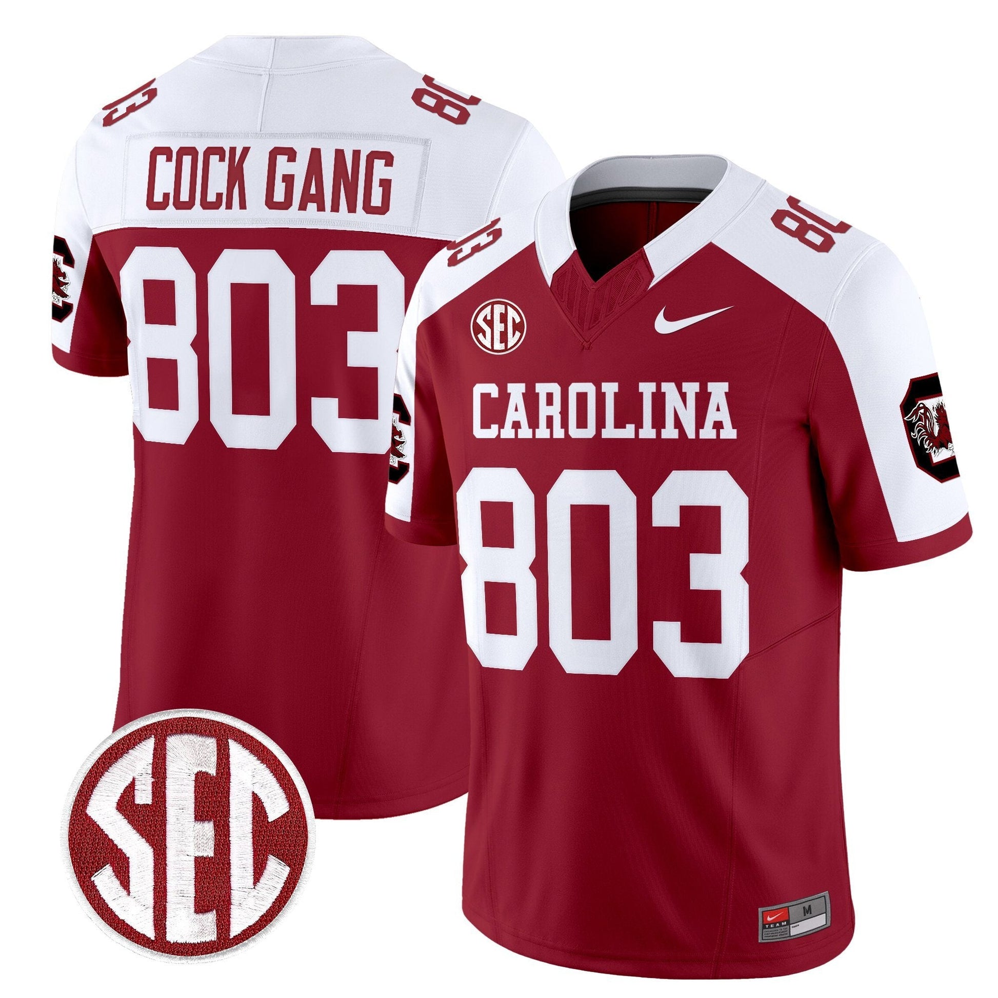 Men's South Carolina Gamecocks 1980 Throwback Vapor Limited Jersey – Rebrand 2026 – All Stitched
