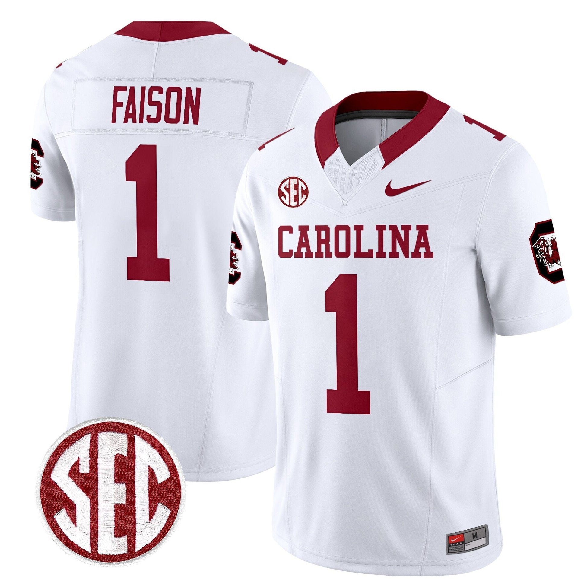 Men's South Carolina Gamecocks 1980 Throwback Vapor Limited Jersey – Rebrand 2026 – All Stitched