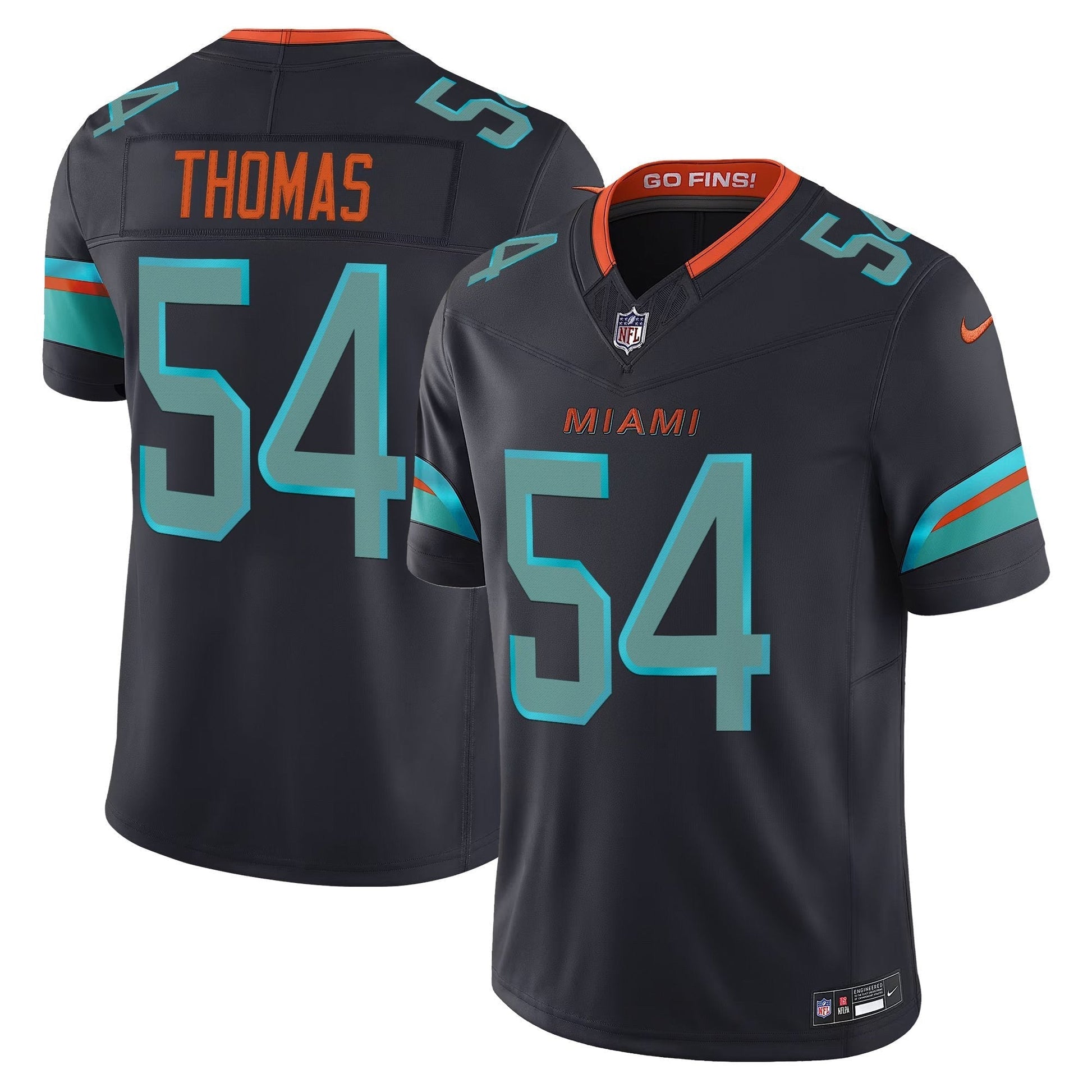 Men's Miami Dolphins 2025 "Rivalries" Vapor Limited Jersey - All Stitched