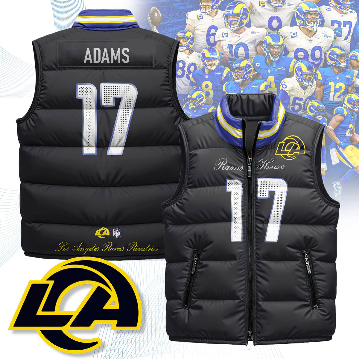 Los Angeles Rams Rivalry Series Puffer Vest